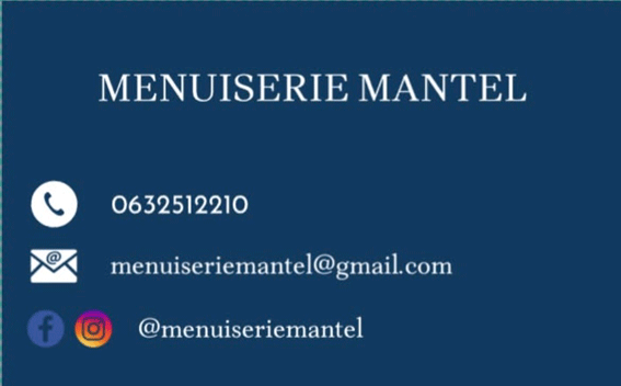 menuiserie mantel carte vsite